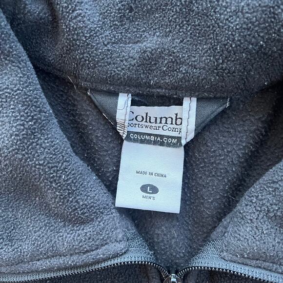 Columbia Men's Black Steens Mountain 2.0 Full Zip Fleece Jacket L - Picture 3 of 7